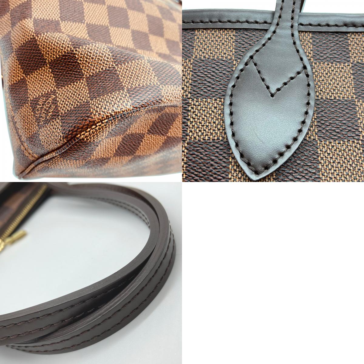 Louis Vuitton Neverfull PM PVC Coated Canvas Damier Tote Bag