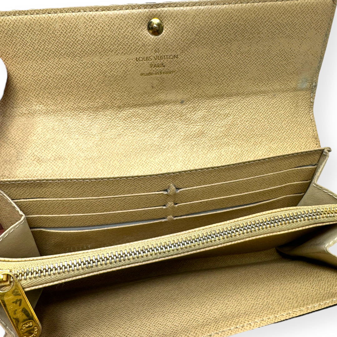 Porte Fauille Sara Dantelle Wallet Luxury Designer By Louis Vuitton  Size: Medium