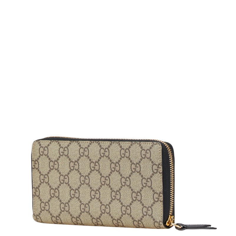 Gucci Double G GG Supreme Long Wallet