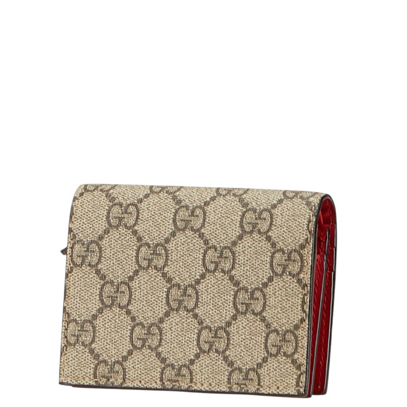 Gucci GG Supreme Cherry PVC Leather Wallet