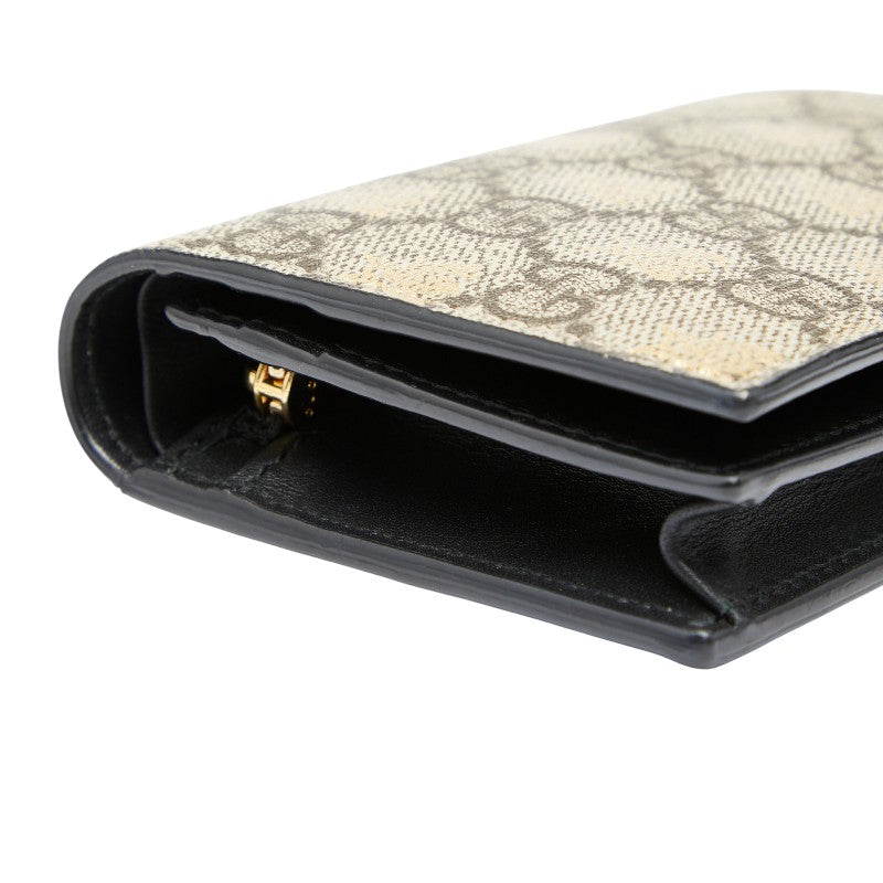 Gucci GG Supreme Bee Print PVC Wallet