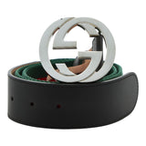 Gucci Sheline Canvas Leather Belt
