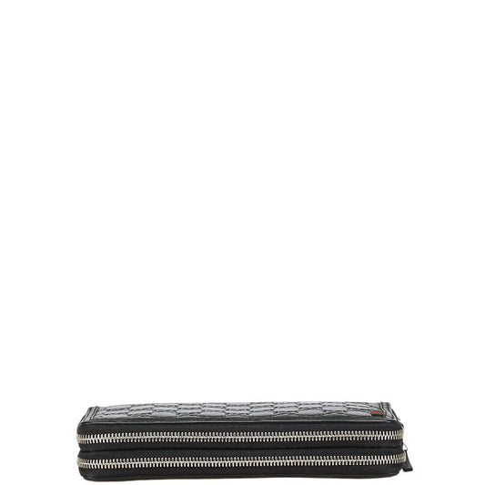 Gucci Gucci Signature Shelle Leather Long Zip Wallet