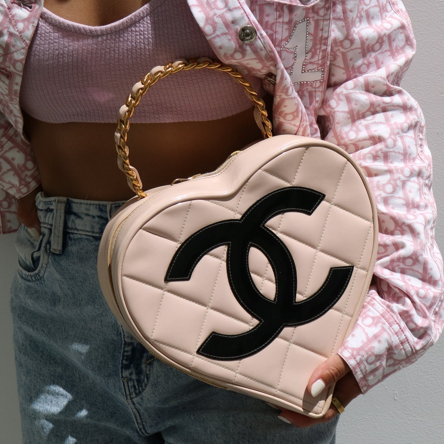 CHANEL Heart Vanity Handbag 21686
