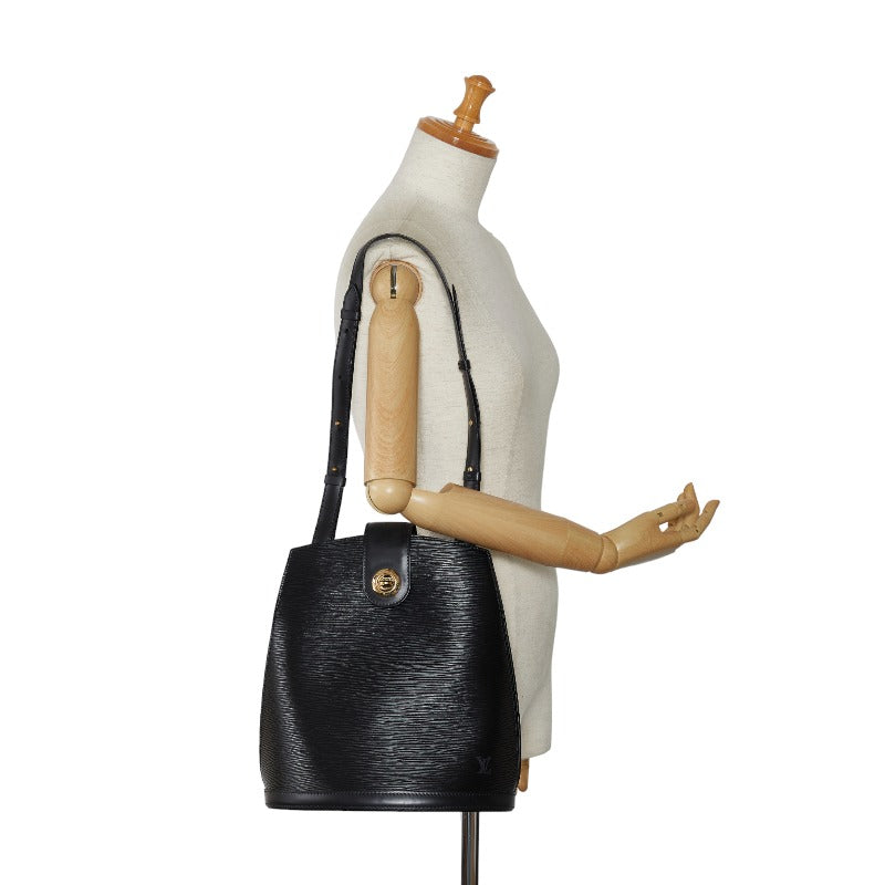 Louis Vuitton Epi Clooney One Shore Bag M52252 Noir Black Leather  Louis Vuitton