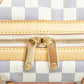 Louis Vuitton Damier Azur Berkeley Handbag Mini Boston Bag White PVC Leather
