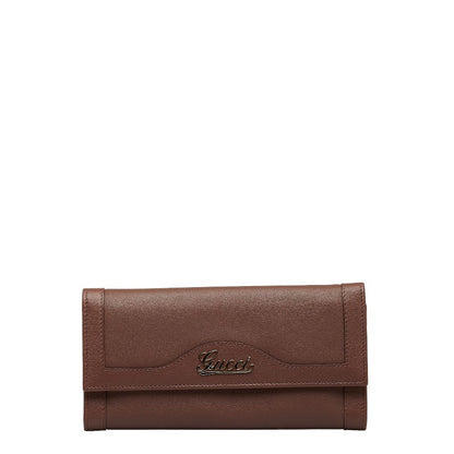 Gucci 294977 Leather Long Wallet