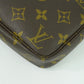 Louis Vuitton Pochette Accessoire  Canvas Clutch Bag