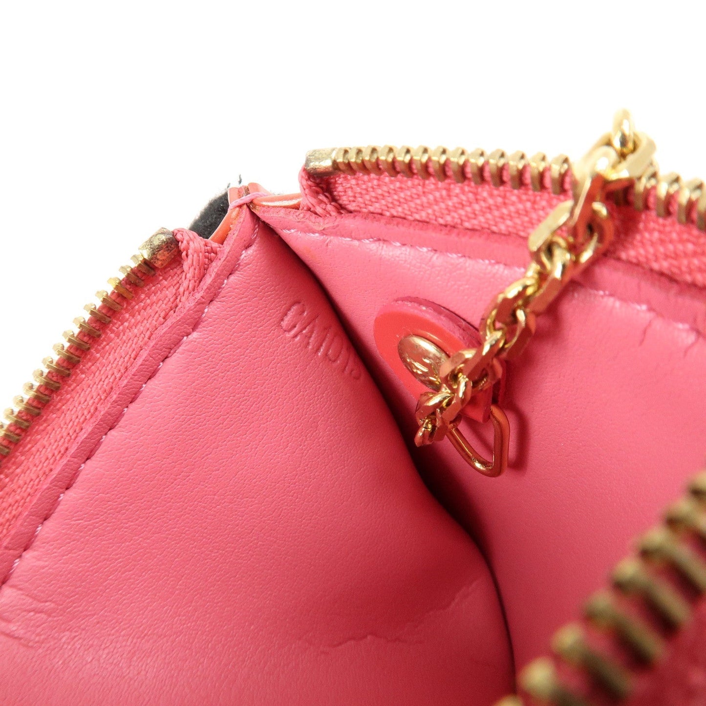 Louis Vuitton Monogram Vernis Pochette Cles Coin Case Pink M9144F