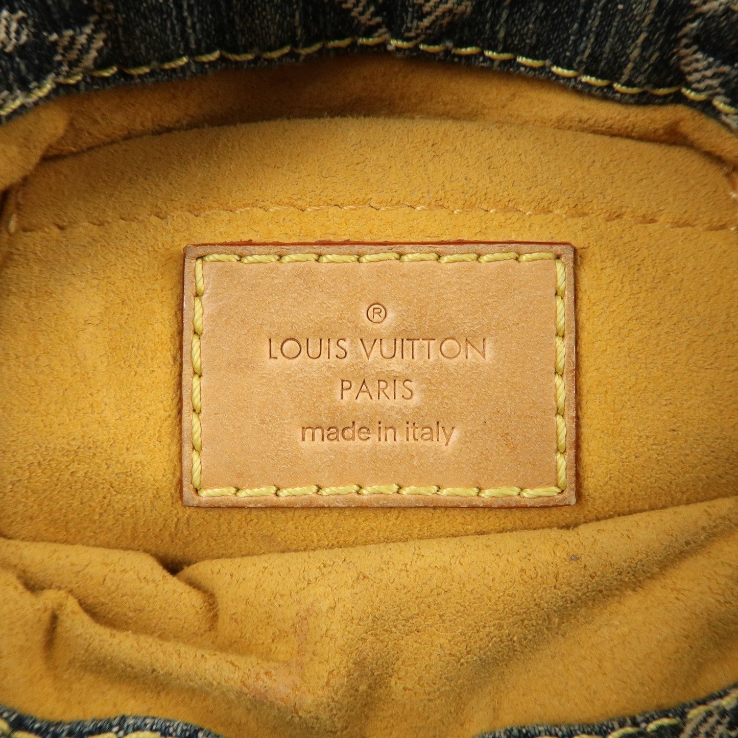 Louis Vuitton Monogram Denim Trousse Raye Pouch Blue M95335