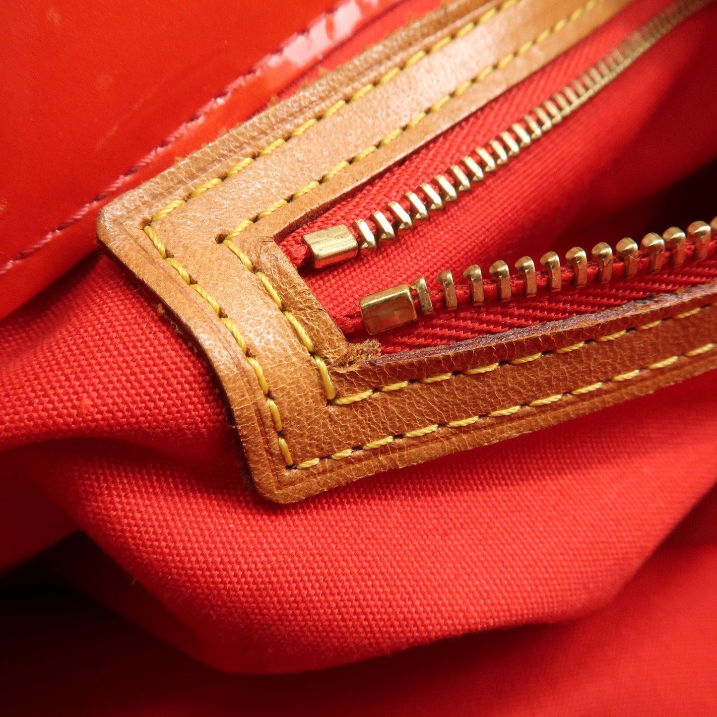 Louis Vuitton Monogram Vernis Lead PM Hand Bag M91088 Rouge