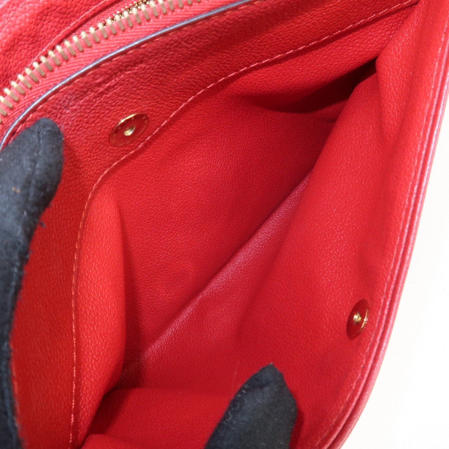 Louis Vuitton Monogram Pallas Beauty Case Brown Red M64123