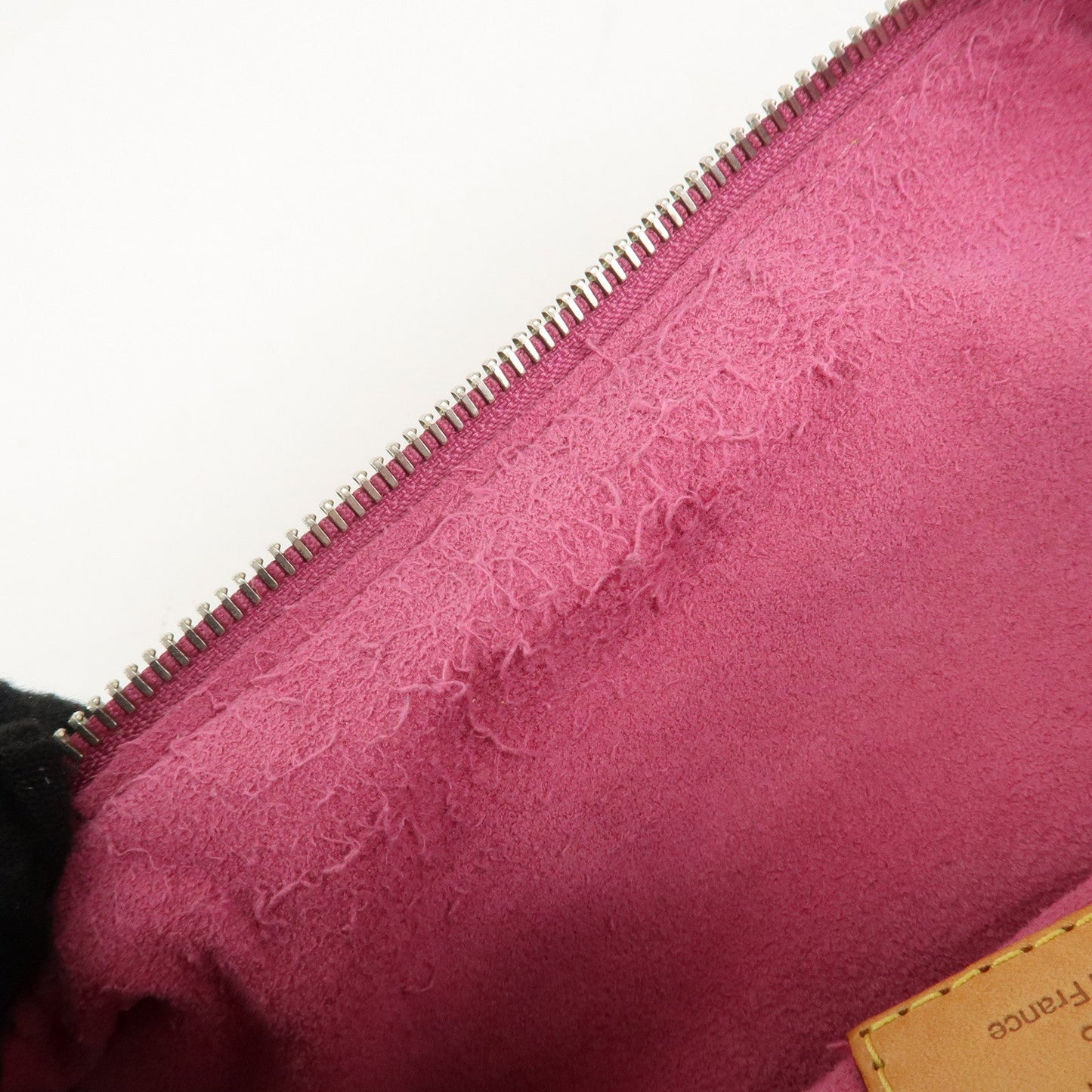 Louis Vuitton Monogram Denim Baggy PM Shoulder Bag Fuchsia M95212