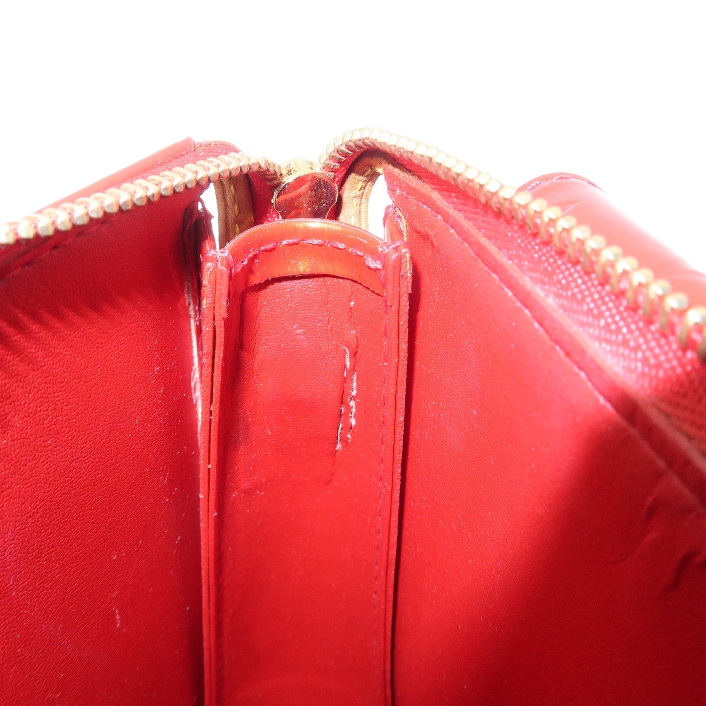 Louis Vuitton Monogram Vernis Motto Shoulder Bag Rouge M91137