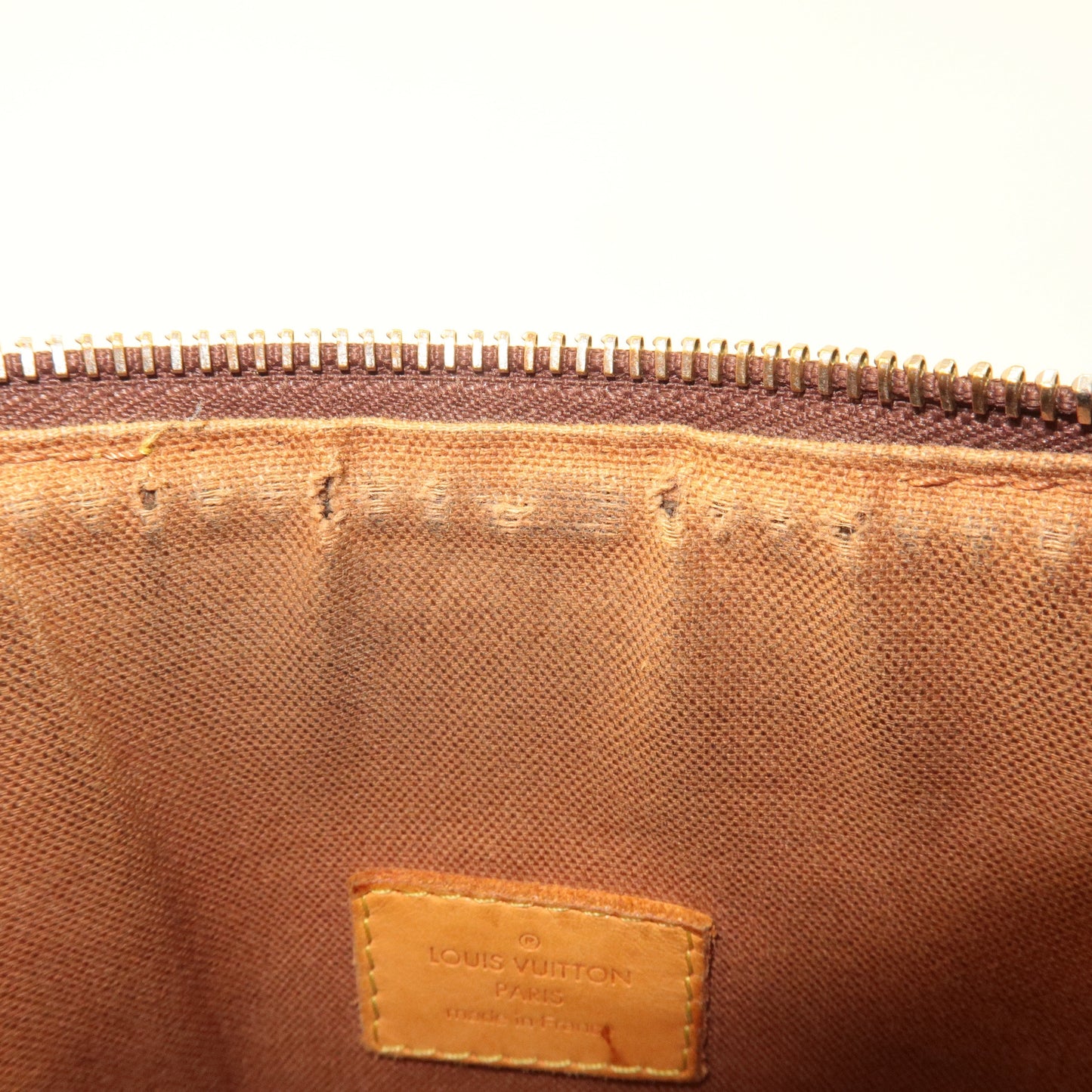 Louis Vuitton Monogram Odeon MM Shoulder Bag Brown M56389