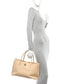 Amelia Calfskin Cerf Executive Shopper Tote Beige Clair