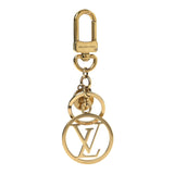 Louis Vuitton LV Circle Bag Charm Key Holder Gold
