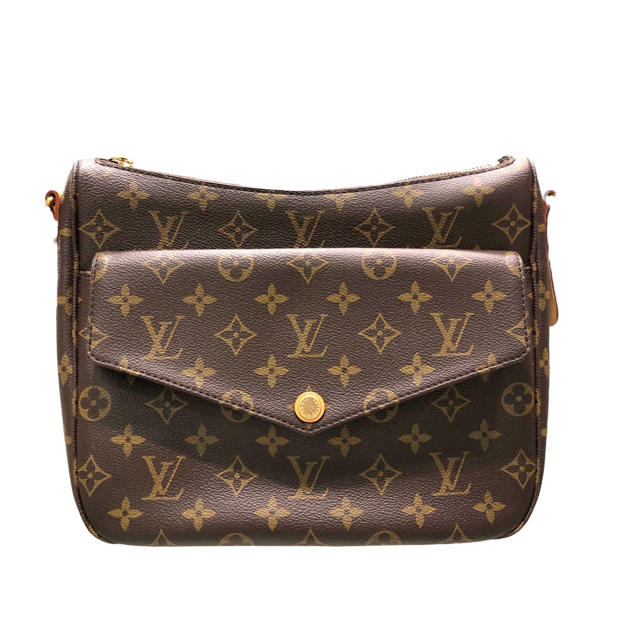 Louis Vuitton Monogram Mabillon Shoulder Bag Canvas Leather