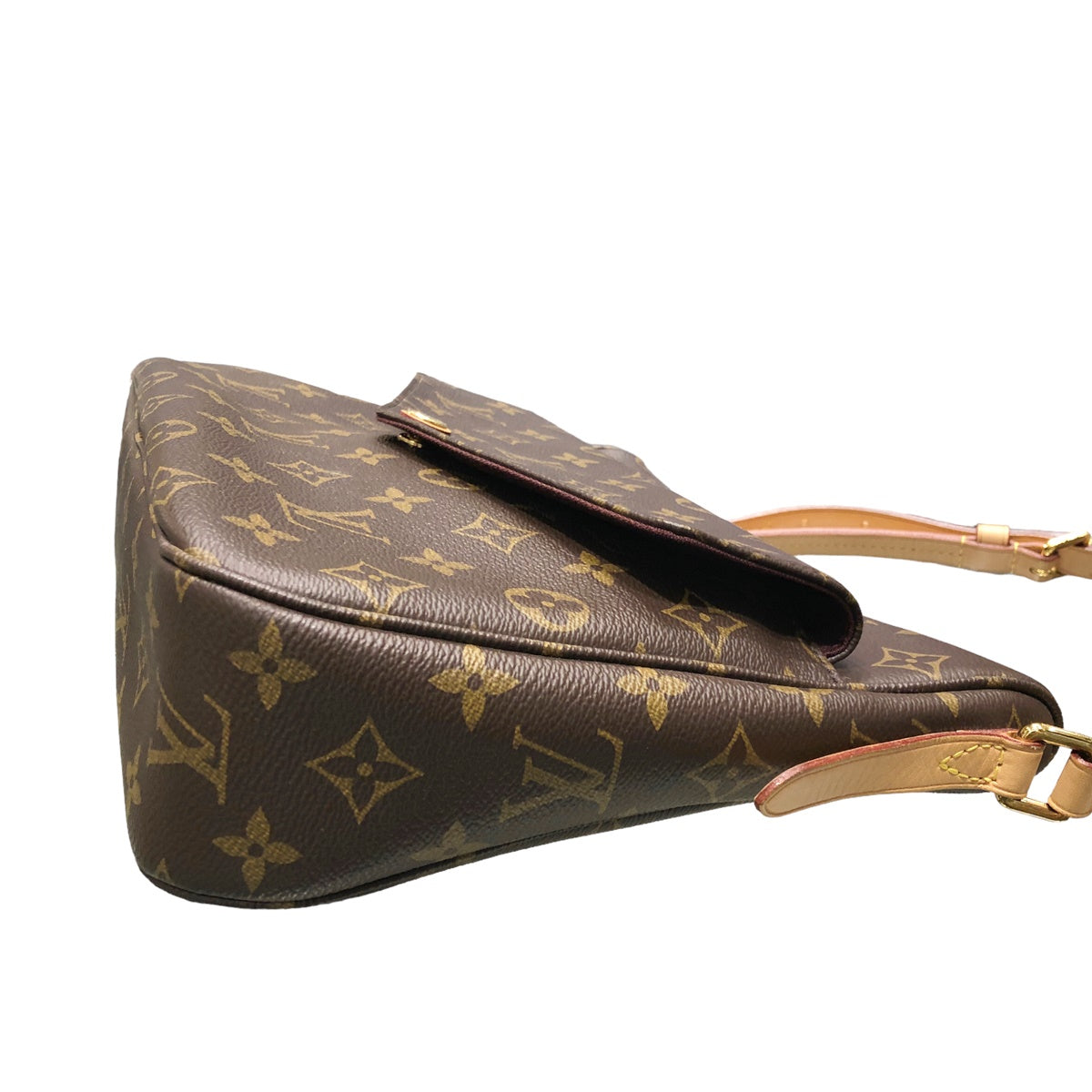 Louis Vuitton Monogram Mabillon Shoulder Bag Canvas Leather