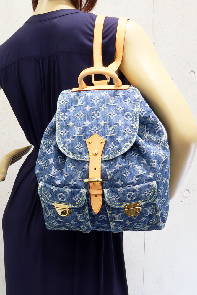 Louis Vuitton Rucksack Backpack Monogram Denim