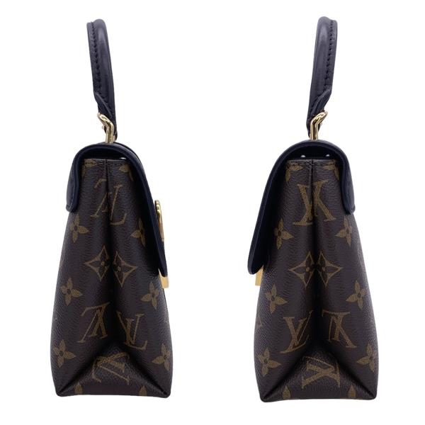 Louis Vuitton Rocky BB Monogram Brown Black Smooth Leather Shoulder Bag PVC