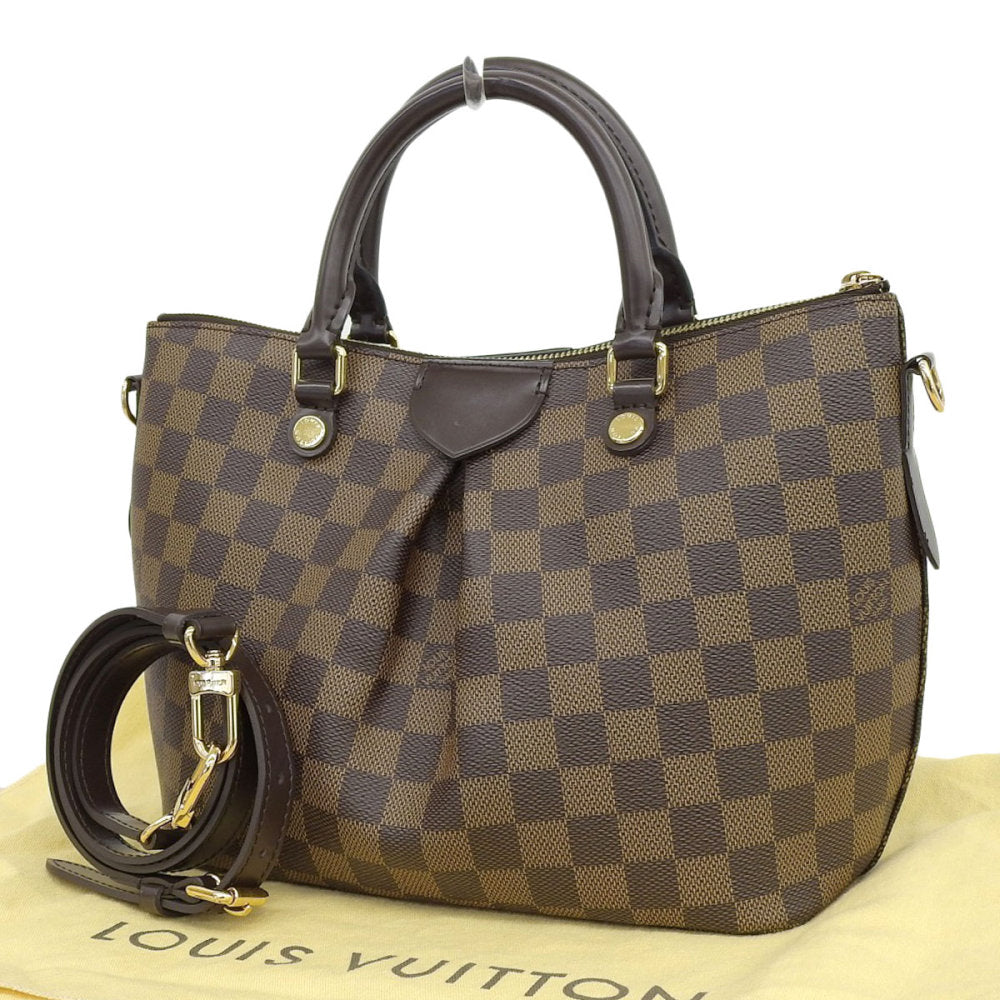 Louis Vuitton Sienna PM Damier Ebene 2Way Handbag