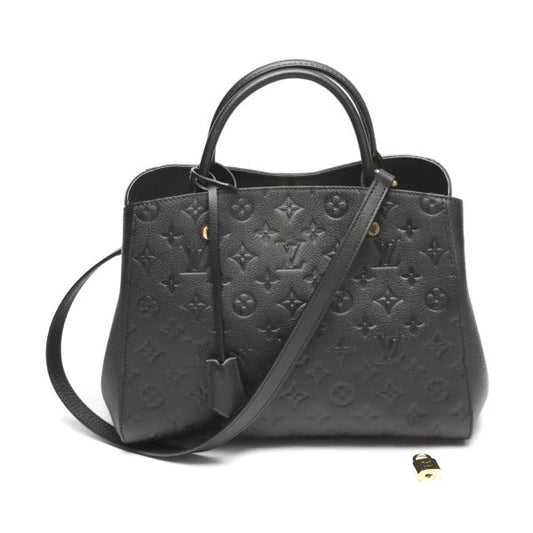 Louis Vuitton Montaigne MM Monogram Implant Shoulder Bag