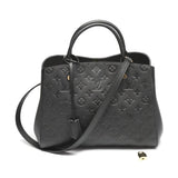 Louis Vuitton Montaigne MM Monogram Implant Shoulder Bag