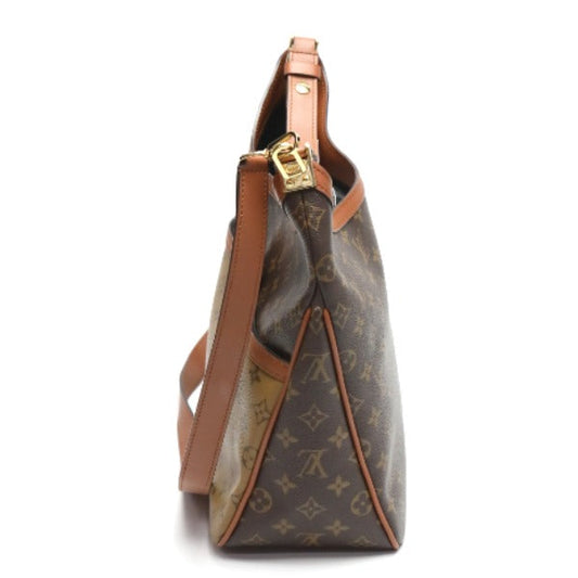 Louis Vuitton Monogram Reverse Hobo Dauphine MM Shoulder Bag