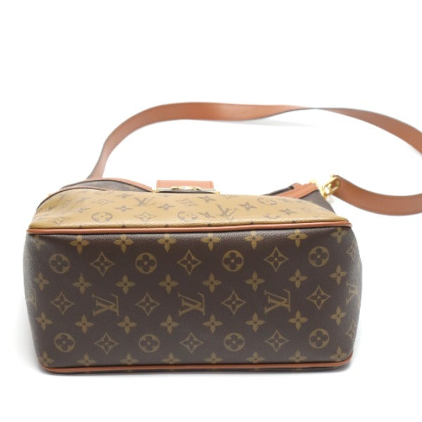 Louis Vuitton Monogram Reverse Hobo Dauphine MM Shoulder Bag