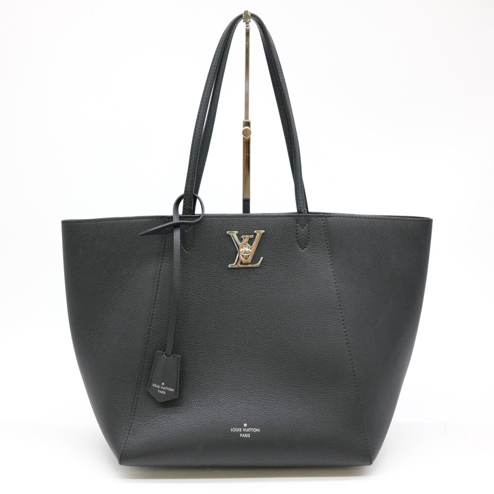 Louis Vuitton LockMe Tote Bag Noir Black