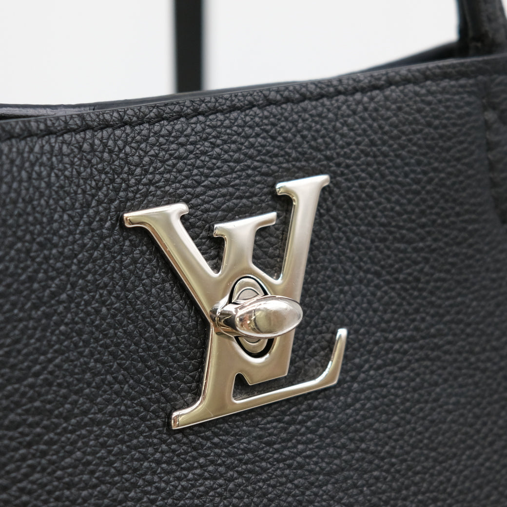 Louis Vuitton LockMe Tote Bag Noir Black