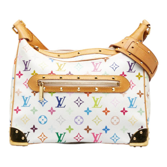 Louis Vuitton Monogram Multicolor Boulogne Shoulder Bag PVC Leather