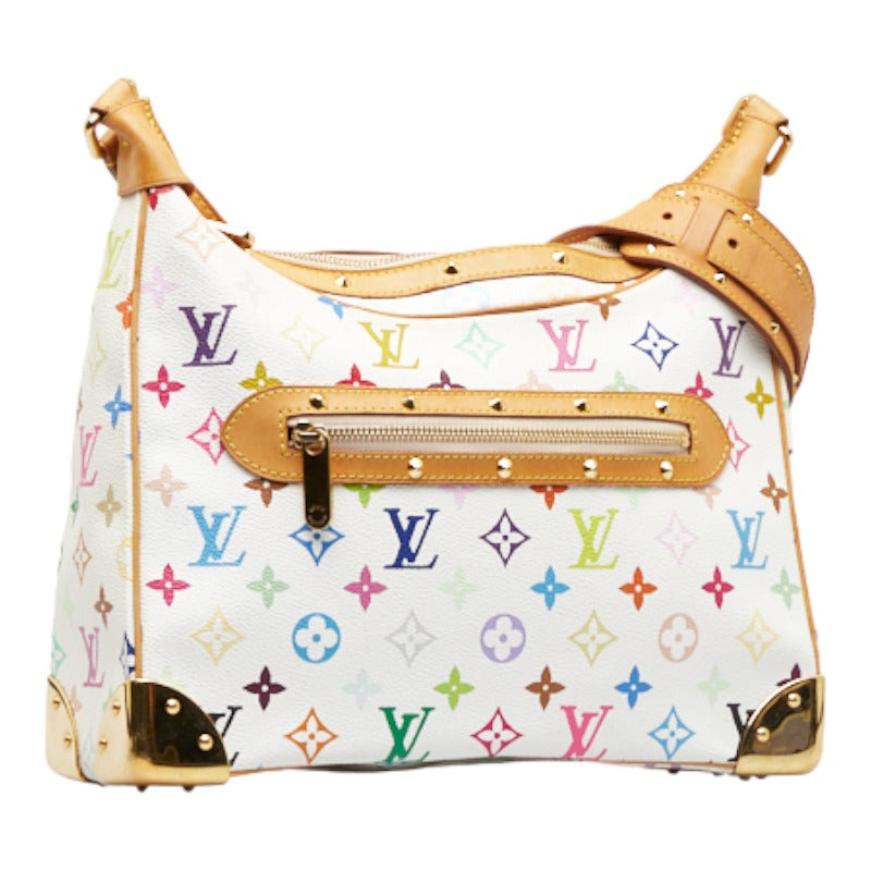 Louis Vuitton Monogram Multicolor Boulogne Shoulder Bag PVC Leather