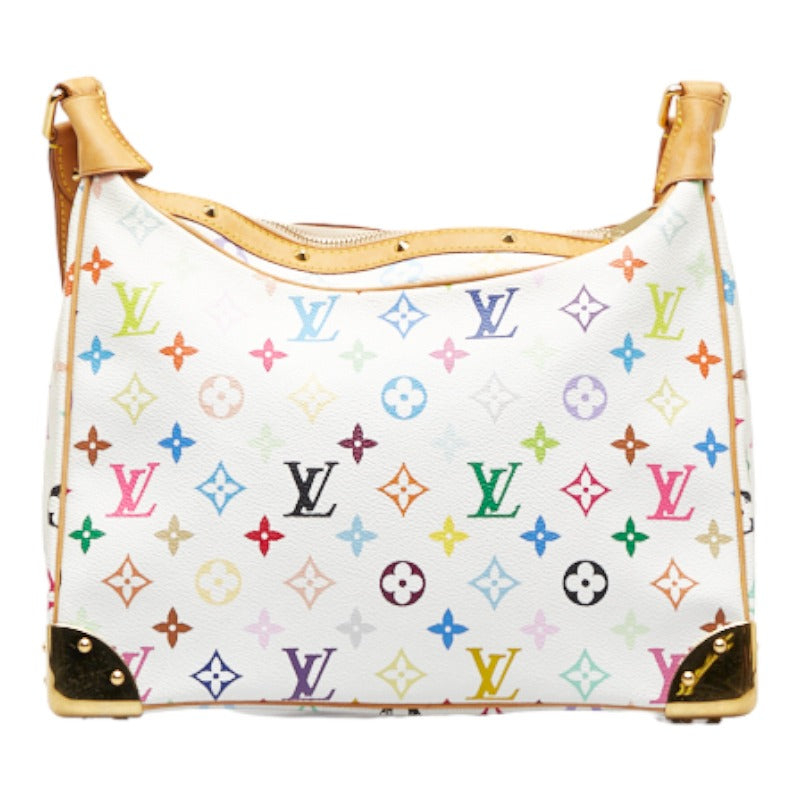 Louis Vuitton Monogram Multicolor Boulogne Shoulder Bag PVC Leather