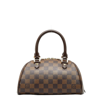 Louis Vuitton Damier Rivera Mini Handbag Ebene Brown PVC Leather