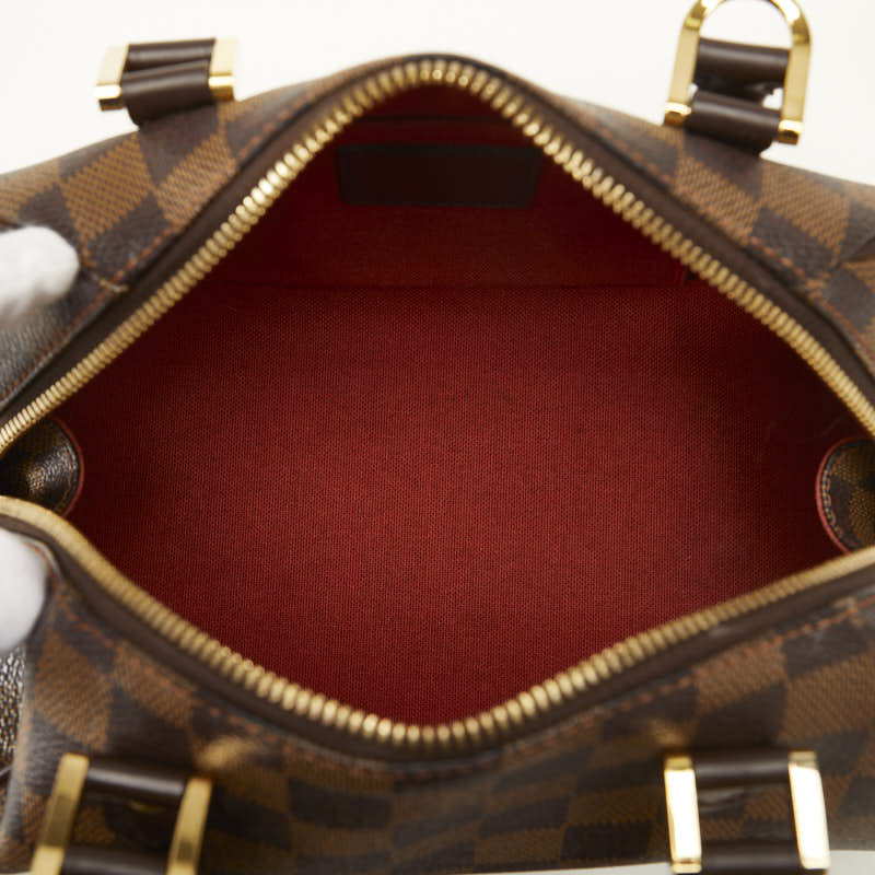 Louis Vuitton Damier Rivera Mini Handbag Ebene Brown PVC Leather