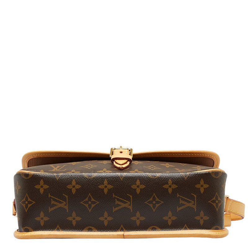 Louis Vuitton Monogram Sologne Shoulder Bag Brown PVC Leather