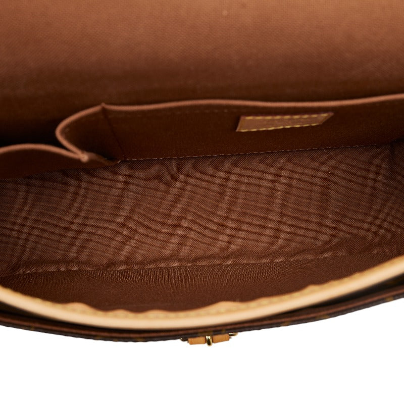 Louis Vuitton Monogram Sologne Shoulder Bag Brown PVC Leather