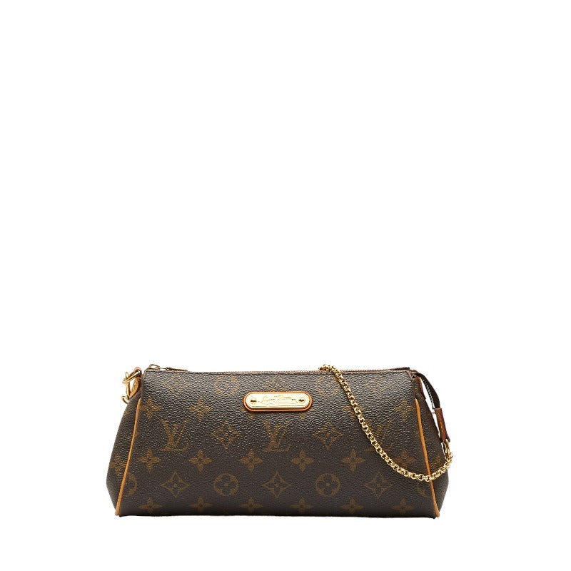 Louis Vuitton Monogram Eva Shoulder Bag 2way Brown PVC Leather