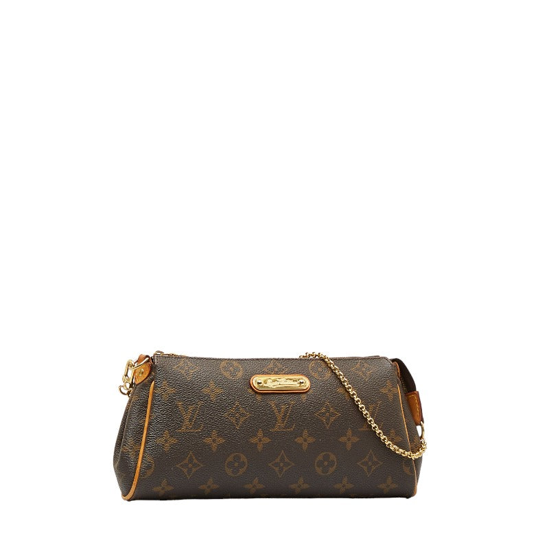 Louis Vuitton Monogram Eva Shoulder Bag 2way Brown PVC Leather