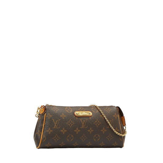 Louis Vuitton Monogram Eva Shoulder Bag 2way Brown PVC Leather