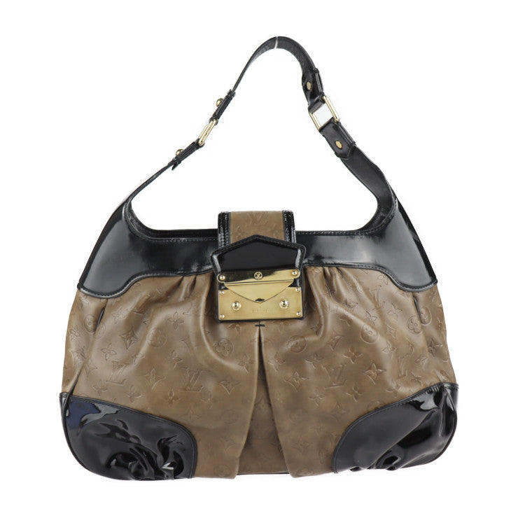 Louis Vuitton Bolly Shoulder Bag Monogram Embossed Leather