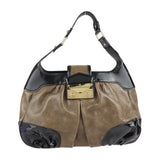 Louis Vuitton Bolly Shoulder Bag Monogram Embossed Leather