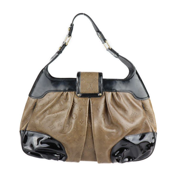 Louis Vuitton Bolly Shoulder Bag Monogram Embossed Leather