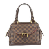 Louis Vuitton Damier Canvas Leather Ebene Shoulder Bag