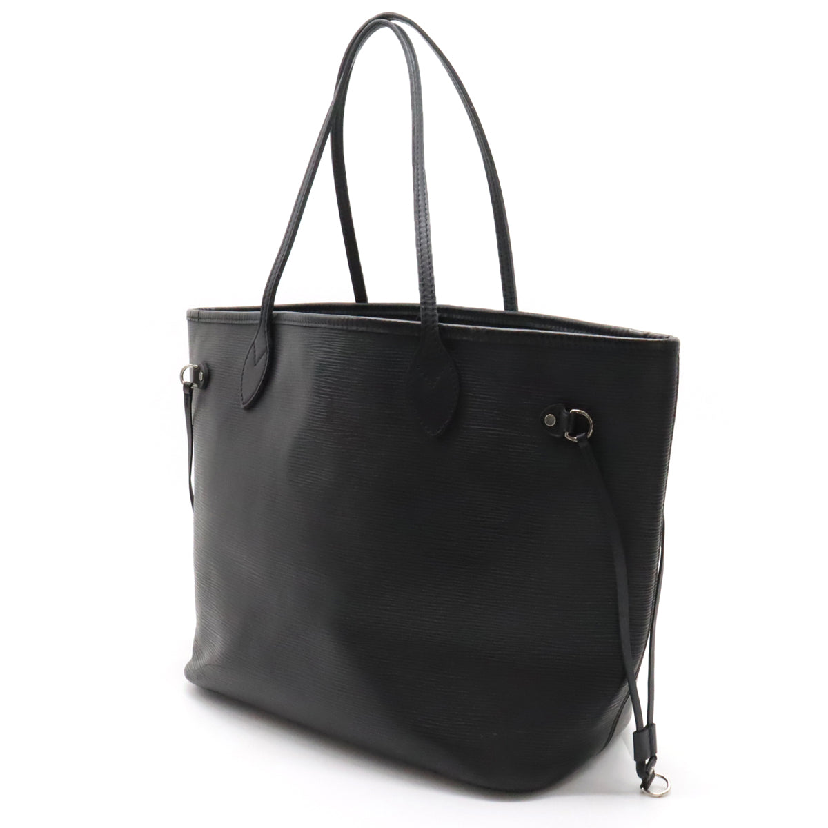 Louis Vuitton Epi Neverfull MM Tote Bag Leather Noir Black
