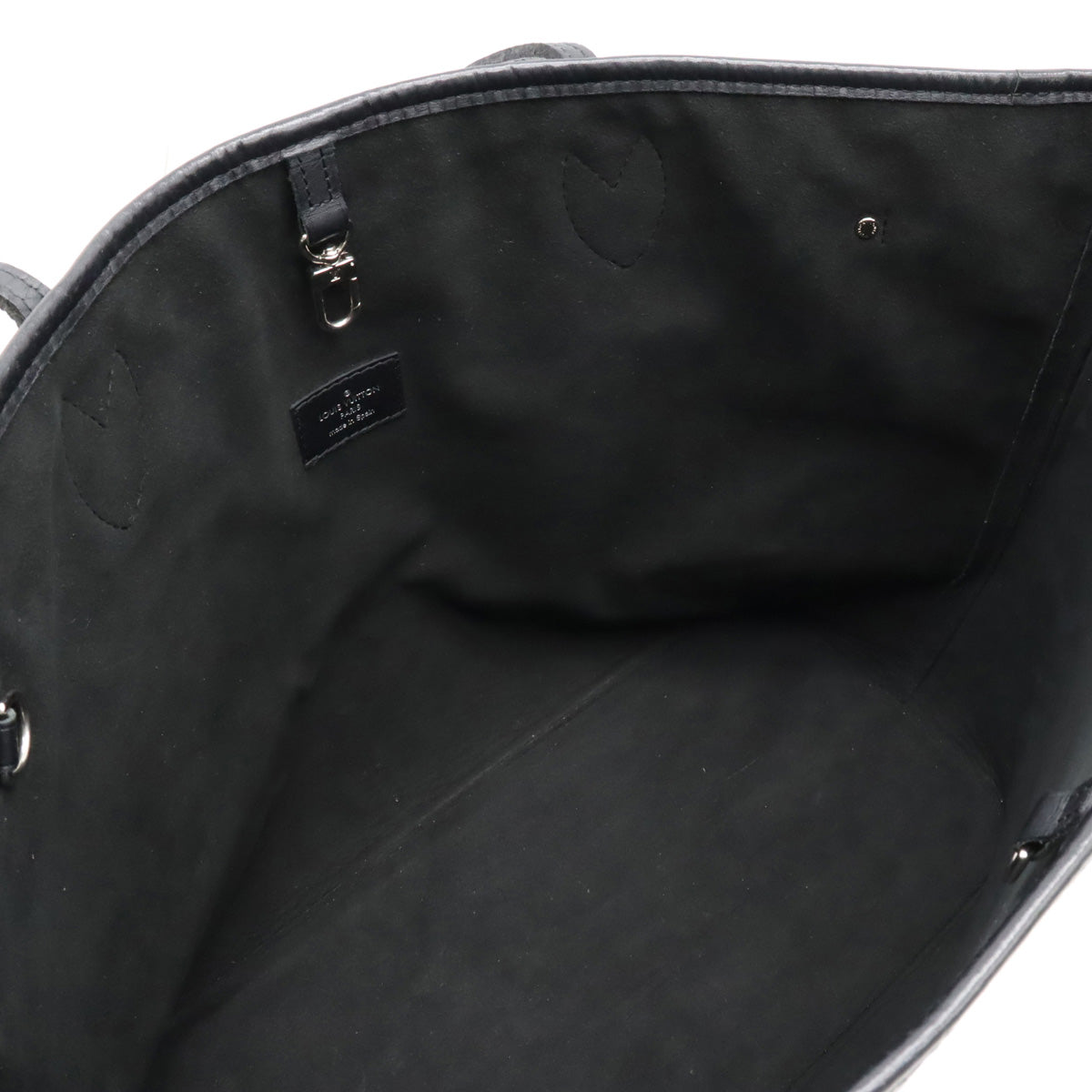 Louis Vuitton Epi Neverfull MM Tote Bag Leather Noir Black