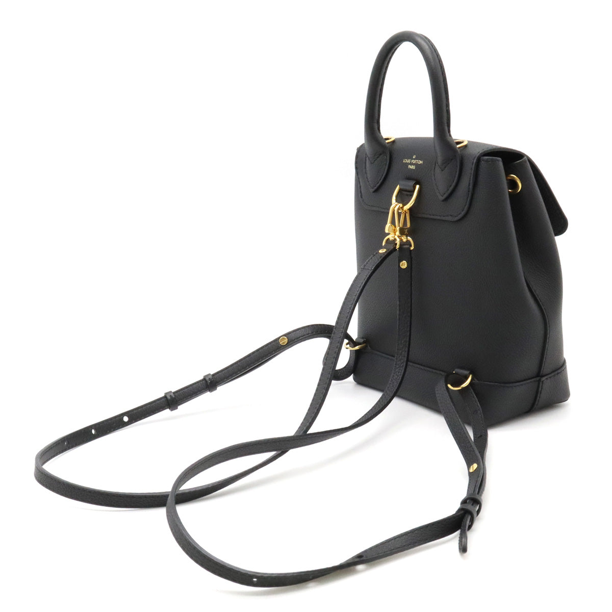 Louis Vuitton LockMe Backpack Mini Rucksack Noir Black