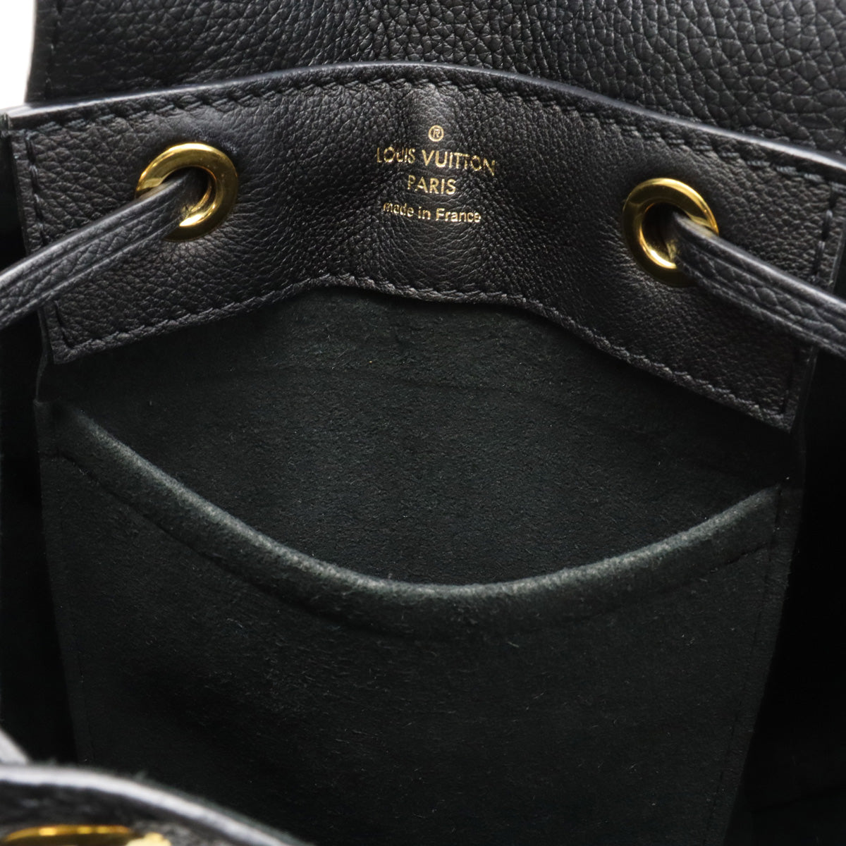 Louis Vuitton LockMe Backpack Mini Rucksack Noir Black